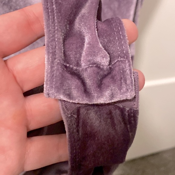 EUC [wild fable] Lavender Velvet V-Neck Tank Top Bodysuit Women’s Sz Small - Picture 11 of 14